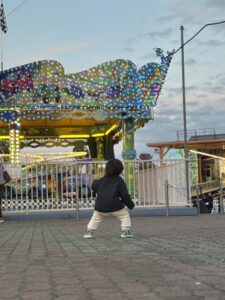 1歳児とよみうりランドのイルミ こたん