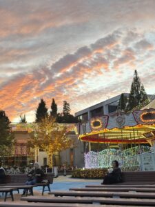 よみうりランド 夕方