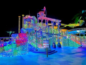 1歳児とよみうりランドのイルミ